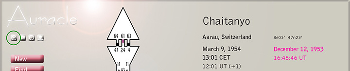 ephemeris extension button